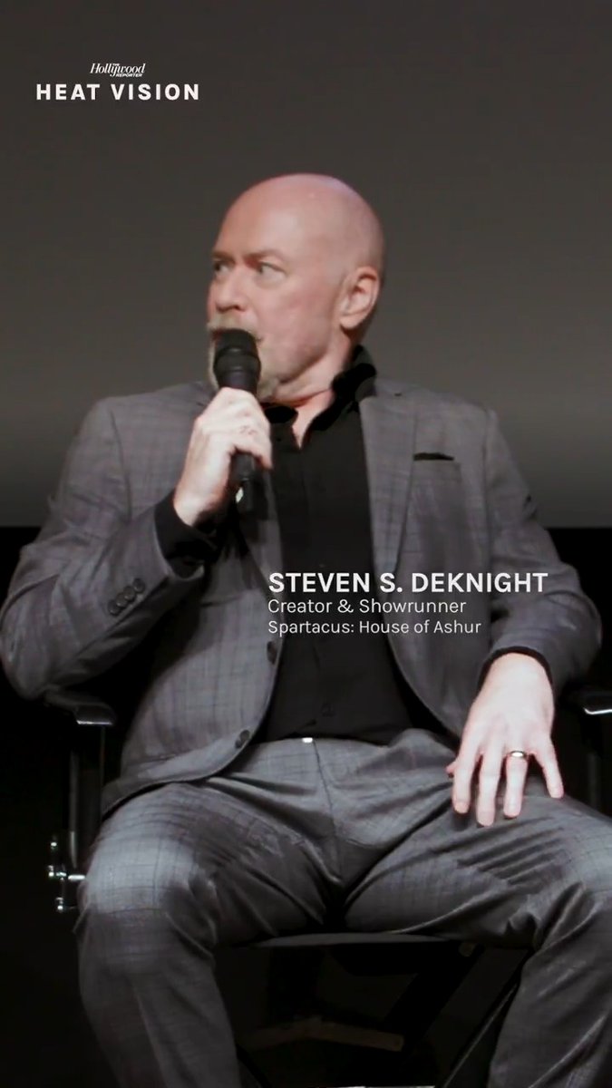 ‘Spartacus: House of Ashur’ showrunner Steven S. DeKnight and leading man Nick E. Tarabay partook in a lively conversation with Borys Kit at the London Hotel for THR’s first ever ‘Heat Vision Live’ event.