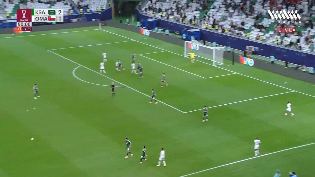 🚨🚨🚨🚨🚨🚨🚨🚨🚨🚨🚨🚨🚨🚨🚨 المنتخب الـسعودي يحقق أول فوز له في كأس العرب. عمان تخسر بقيادة كيروش. تاريخيًا يحقق الانتصار رقم (18) ضد عمان بينما حقق منتخب عمان (4) انتصارات تاريخيًا ضد الـسعودية. مبروك للشعب السعودي؛ هاردلك للشعب العماني 💚🇸🇦🇴🇲