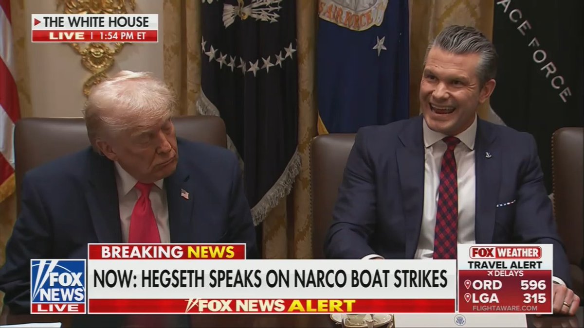 Hegseth on the Venezuelan boat strikes: "This is called the fog of war. This is what you in the press don't understand."