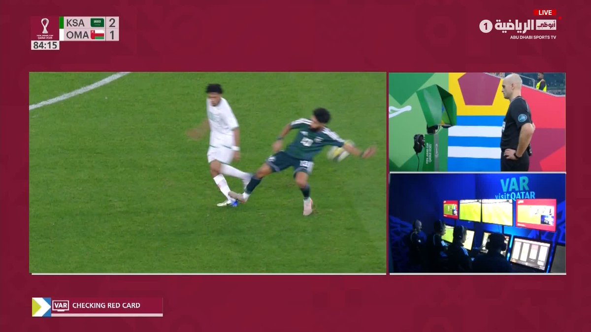 جمال الغندور: نواف بوشل كان يستحق البطاقة الحمراء ضد منتخب عمان 🟥🎥 #السعودية_عمان #كأس_العرب