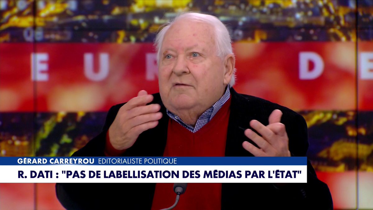 Gérard Carreyrou à propos de l’interview de Rachida Dati lors de l'émission Punchline : «Ce soir, j’ai assisté au Grand Prix du rameur», dans #HDPros2
