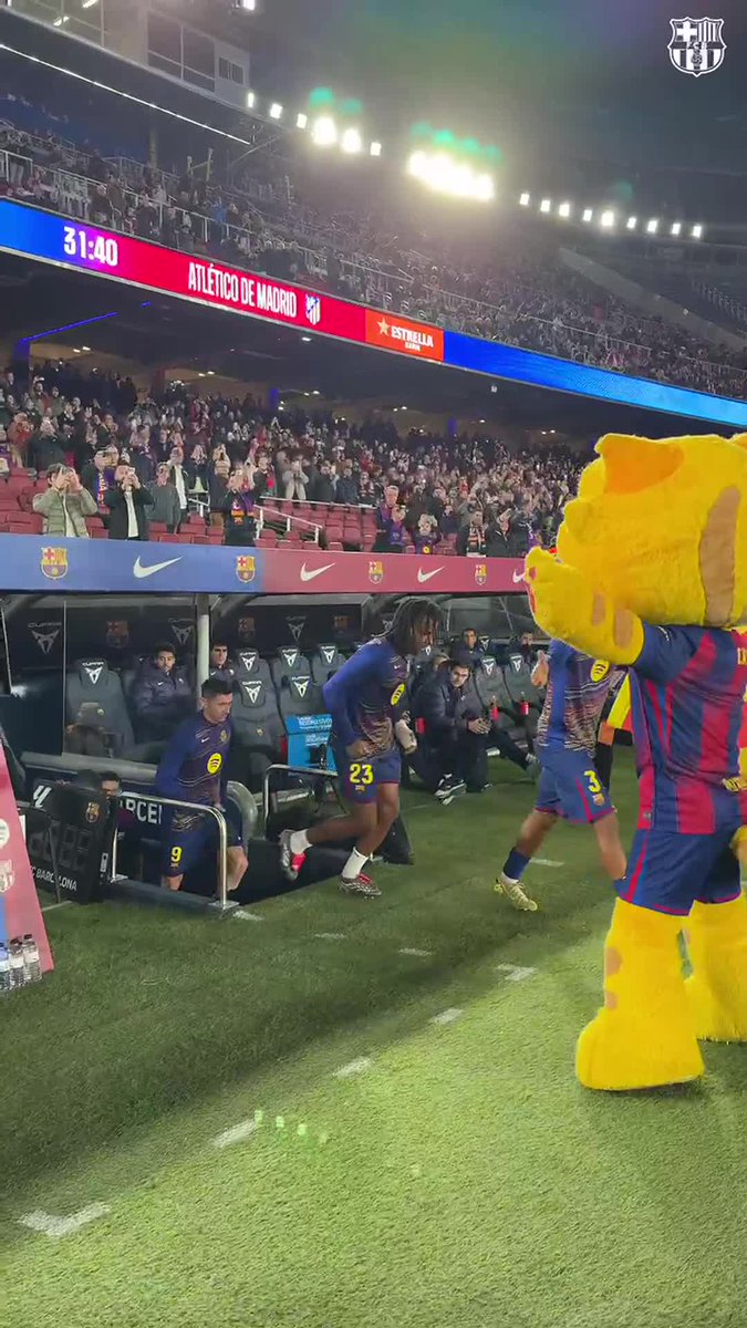 يلا يلا يلا 🔥 #BarçaAtleti