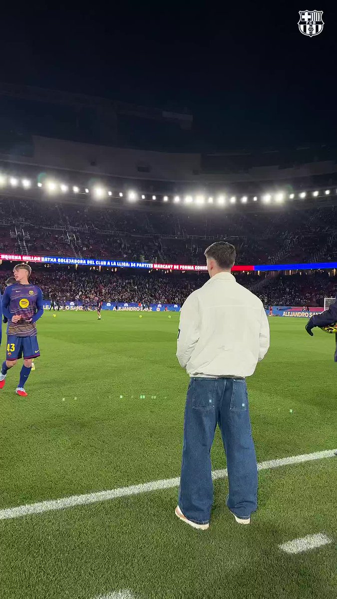 Gavi's POV during the warm up