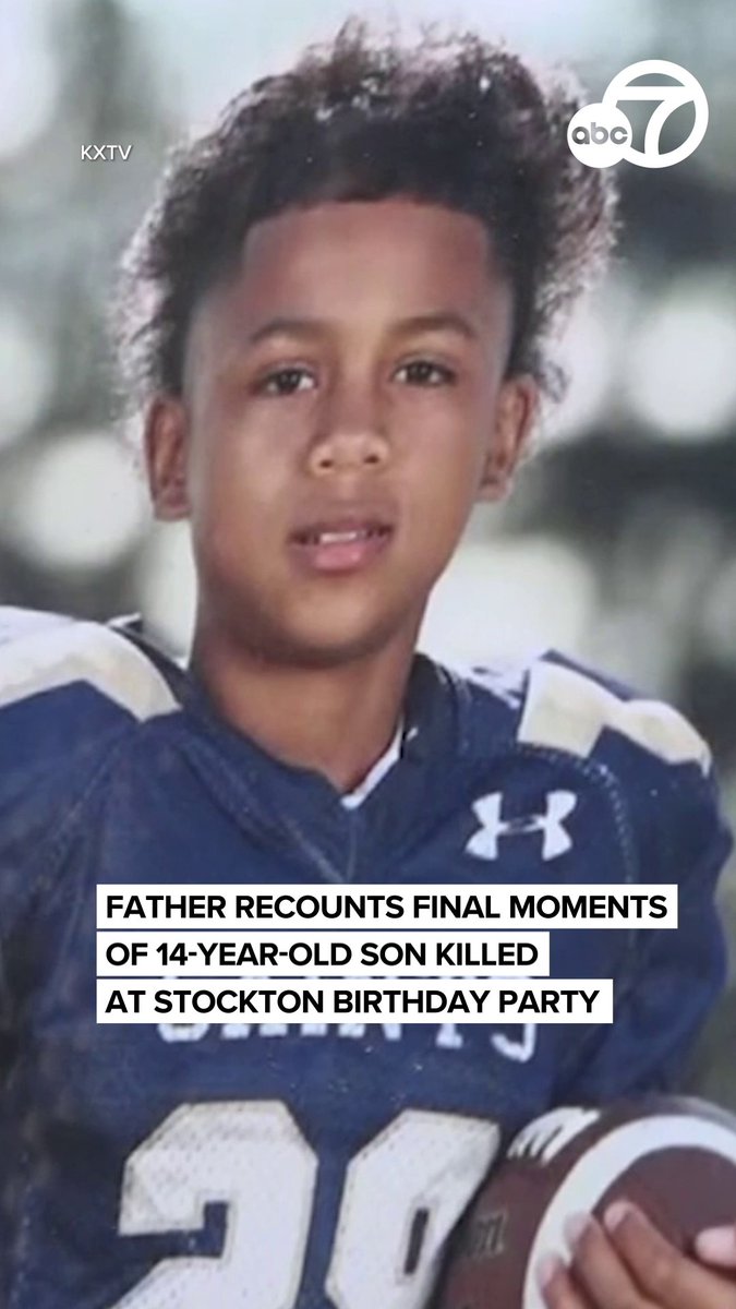 A father is heartbroken after his teen son was killed in the Stockton, California, mass shooting at a 2-year-old's birthday party. Patrick Peterson survived the shooting and saved his daughter, who was also grazed in the shooting, but he couldn't save his little boy. 💔 He called his son "the perfect gift from God," and is now grappling with the painful memory of Amari's final moments.