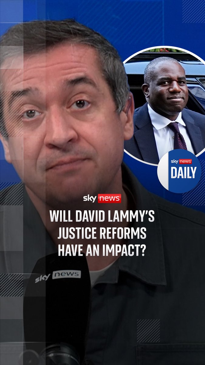 David Lammy plans to scrap jury trials for cases with sentences of three years or less to tackle court backlogs. Critics, including Robert Jenrick, question if reforms will work. Sky’s Dan Whitehead and Niall Paterson break it down on the Daily Podcast 🎧