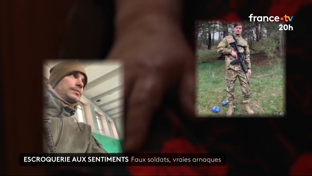🇺🇦⚠️ Les arnaques sentimentales autour des faux soldats ukrainiens explosent : Sandrine a perdu 50 000 euros en se faisant avoir. #JT20h