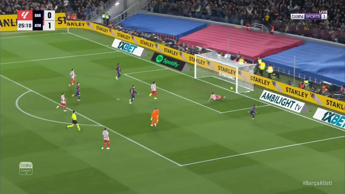 رافينيا يدرك التعادل سريعاً لبرشلونة ⚽️🔥 #الدوري_الإسباني | #برشلونة | #أتليتيكو_مدريد