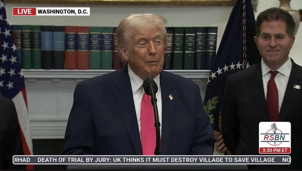 Trump: We're doing ballrooms. We're doing arcs. You probably heard about it, the arc that we're looking at by the bridge near Arlington