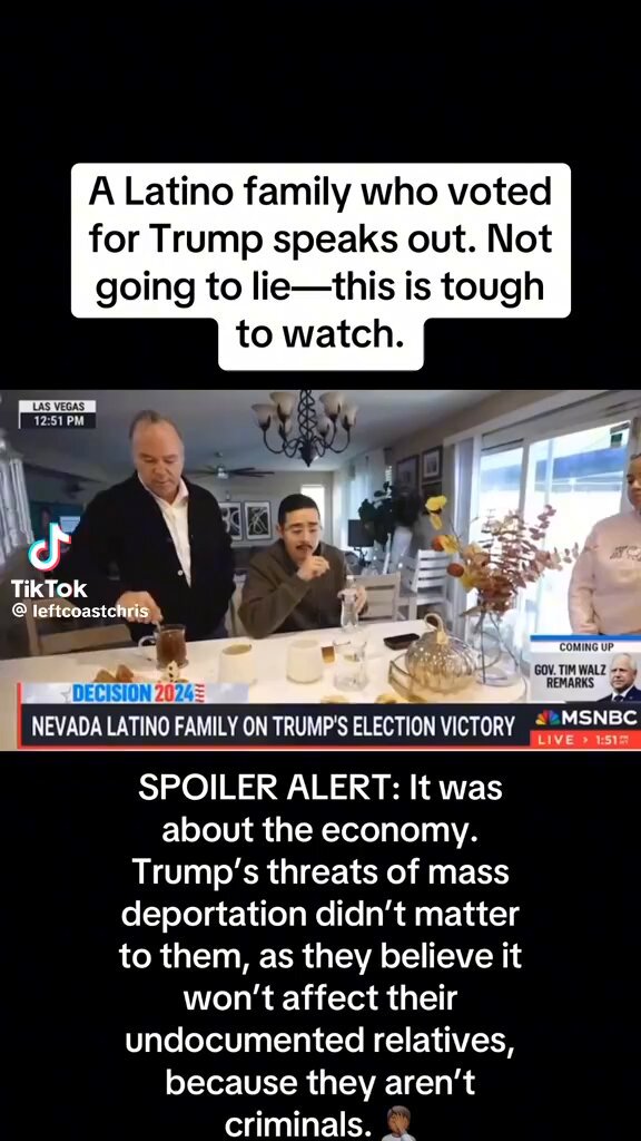 Another Latino family that voted for Trump is speaking out after they see who he really is! 👇👇