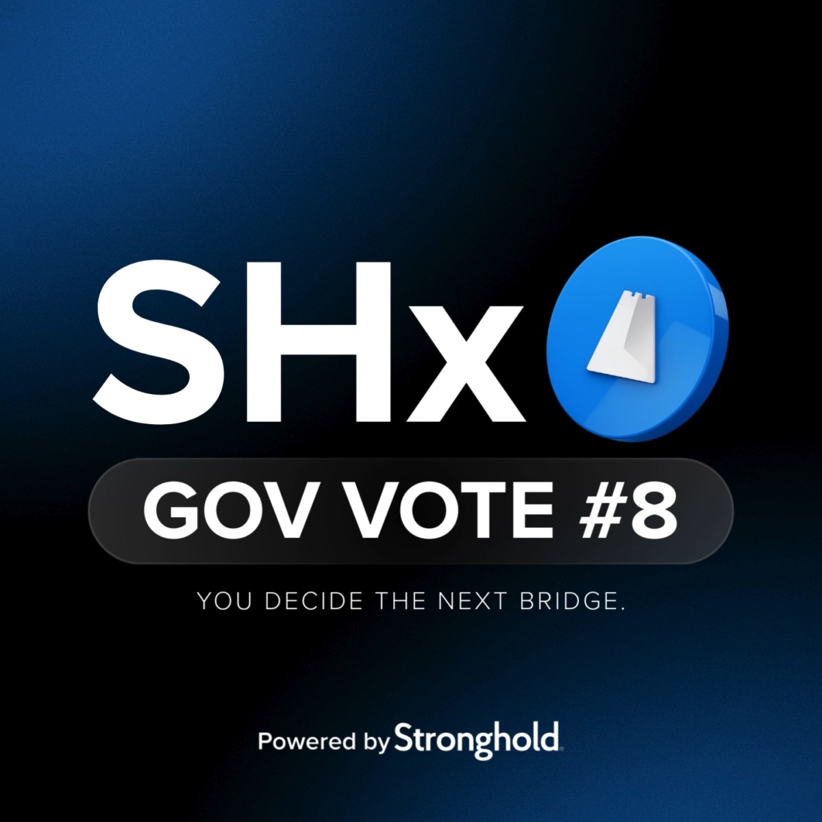 Gov Vote 8: Decide the next bridge 🌉 You help decide where we build next. Should Stronghold bridge SHx to Solana first, or deepen our XRPL path? - We’ve already delivered integrations with XRPL in the past. - Solana offers a fast-moving payments ecosystem and strong developer momentum. This vote sets the order of priority. Dates coming soon.