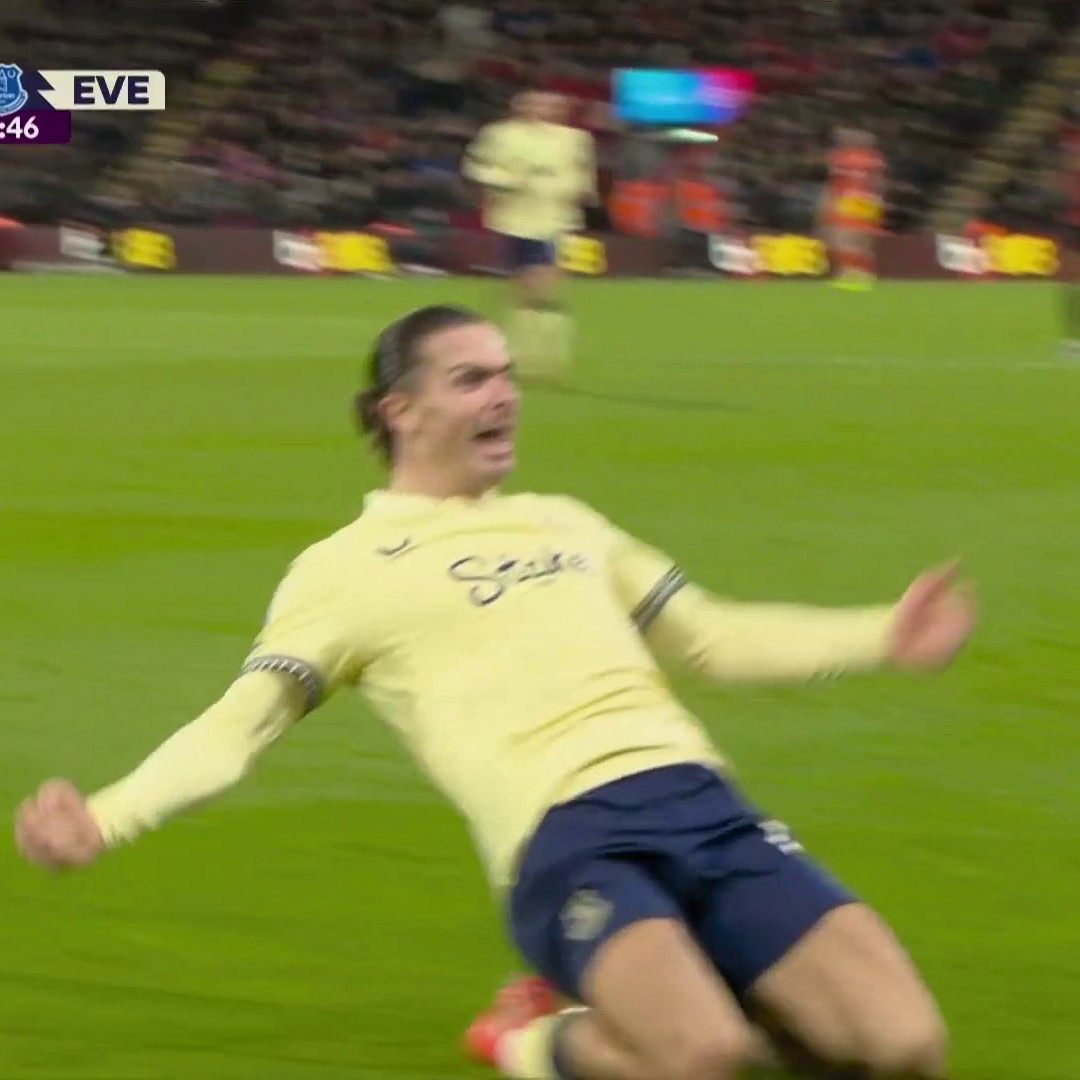 A deflected Jack Grealish shot puts Everton in front on the South Coast. ๐ค