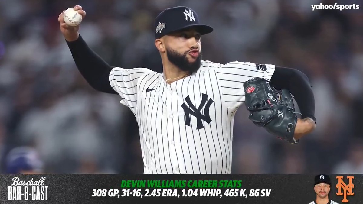 The Mets are buying the dip with RP Devin Williams 🍎 Céspedes Family BBQ reacts to the big bullpen move in Queens 🤔 (via Baseball Bar-B-Cast)