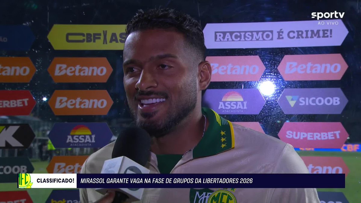 “É fruto de muito trabalho, e Deus vem nos abençoando. Você vê que o nosso futebol é muito bonito. A gente bota a bola no chão e desfruta de jogar futebol, seja dentro ou fora de casa.” 🎙️ Reinaldo, sobre a campanha do Mirassol. 🎥 sportv | ge