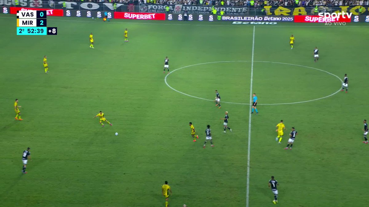 A comemoração dos jogadores e da comissão técnica do Mirassol após a classificação para a fase de grupos da Libertadores 2026. 🎥 sportv | ge