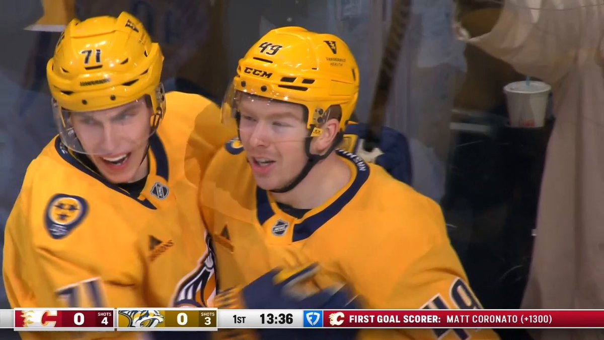 FIRST NHL GOAL FOR REID SCHAEFER! 👏