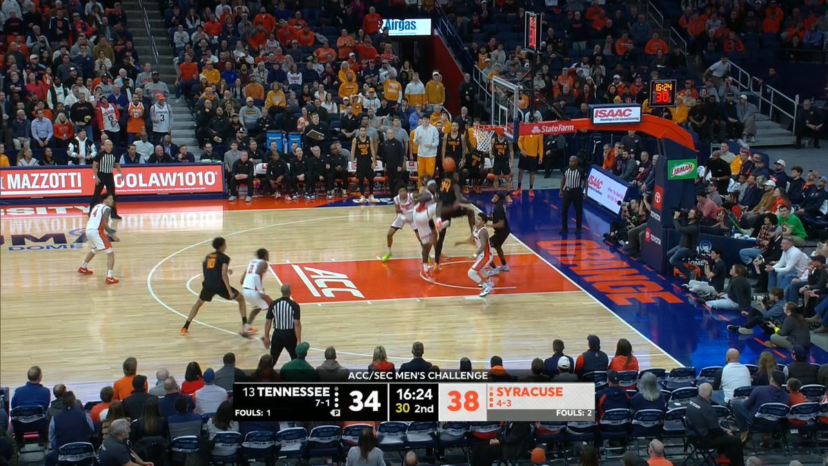 Syracuse is hanging with Tennessee 👀