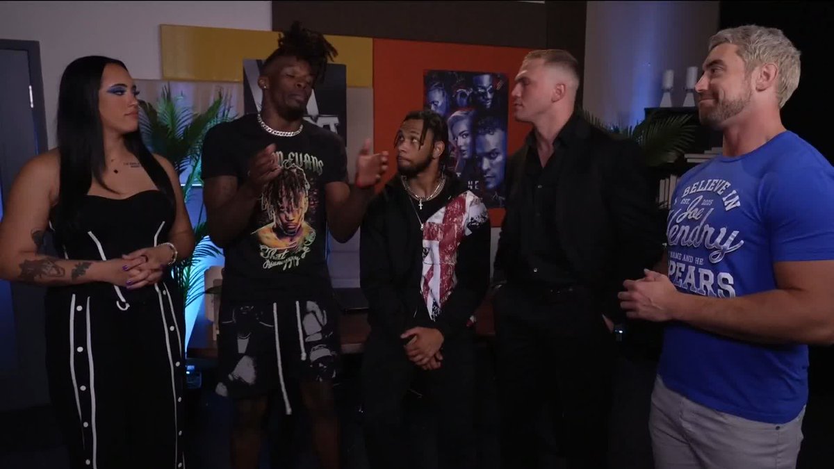 The stakes have been raised. 😲 A V A has announced that whoever gets the pinfall in tonight's 8-Man Tag Team Main Event, will get to choose their entry spot for this Saturday's Men's Iron Survivor Challenge!