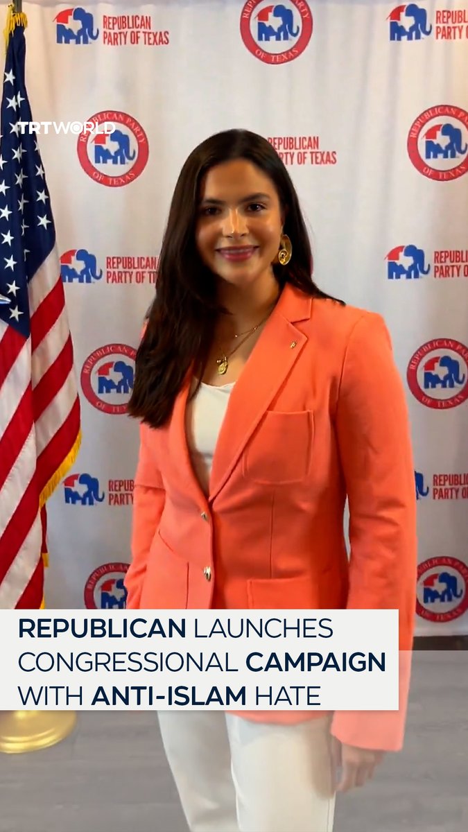 "Vote for me so we can kick every dirty Muslim out of Texas" Republican candidate Valentina Gomez has kicked off her campaign for Congress with a video in which she spreads anti-Islam hatred and labels Muslims as "terrorists." In recent months, Gomez filmed herself disrupting a Muslim community event, burning a Quran, and eating popcorn while watching Israeli air strikes on Gaza