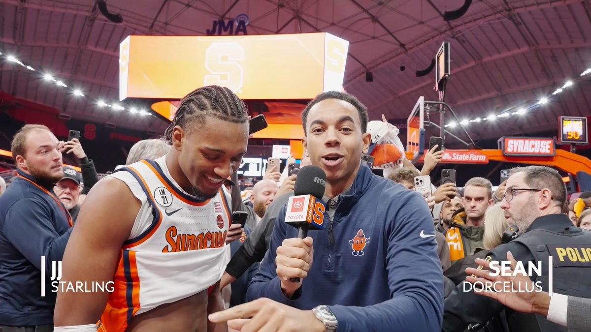 "We just kept fighting" Postgame with the captain 🍊💪