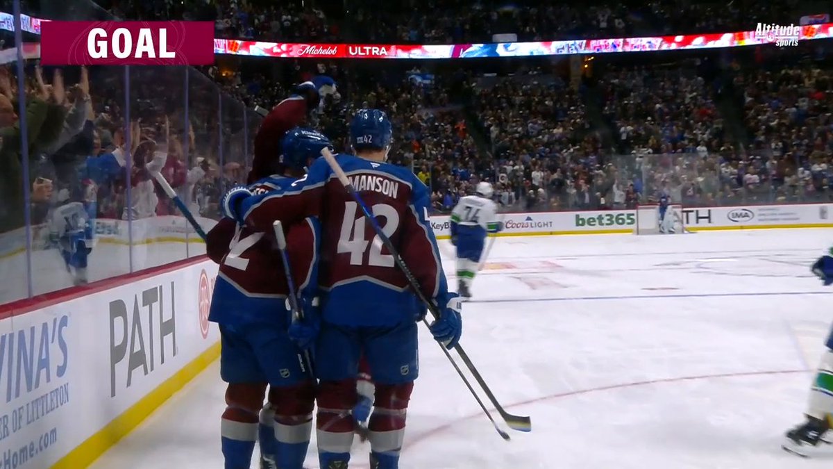 Landeskog ➡️ Nelson The Colorado Avalanche are back on top! 🏔️