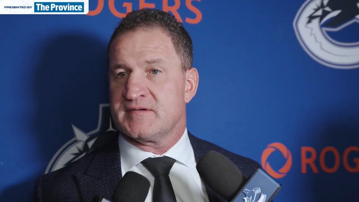 "We were right there. We didn't give them too much but it shows if you're a little bit off on a couple plays... they'll take advantage of that." 🗣️ Head Coach Adam Foote addresses the media following tonight's game against the Avalanche. #Canucks | The Province