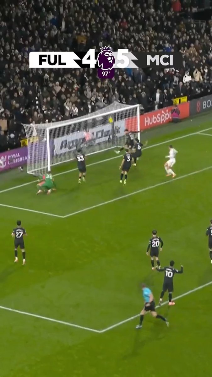 Bonkers. What a match, Fulham Football Club and Manchester City 🤯