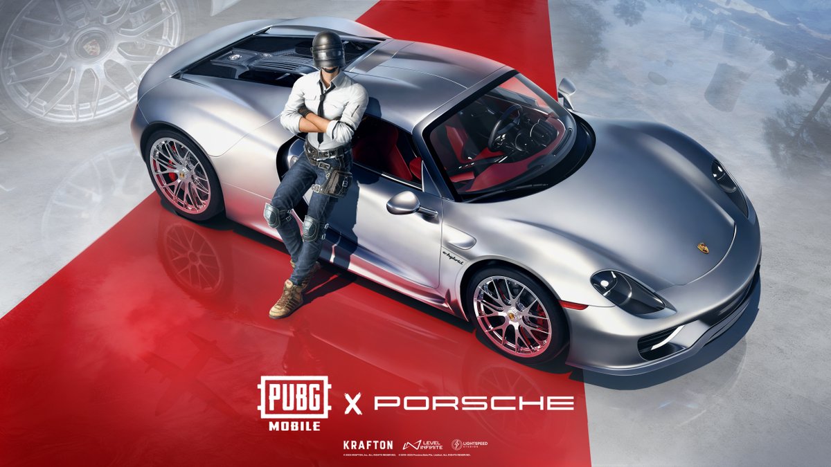 من الانحناءات الأيقونية إلى التحركات الجريئة، هل أنت مستعد لإتقان طريقك؟ تعاون PUBG MOBILE x Porsche يصل في 5 ديسمبر، ويجلب الدقة والسرعة والأناقة إلى ساحات المعارك. يمكنك تجربة مركبات Porsche الحصرية داخل اللعبة!