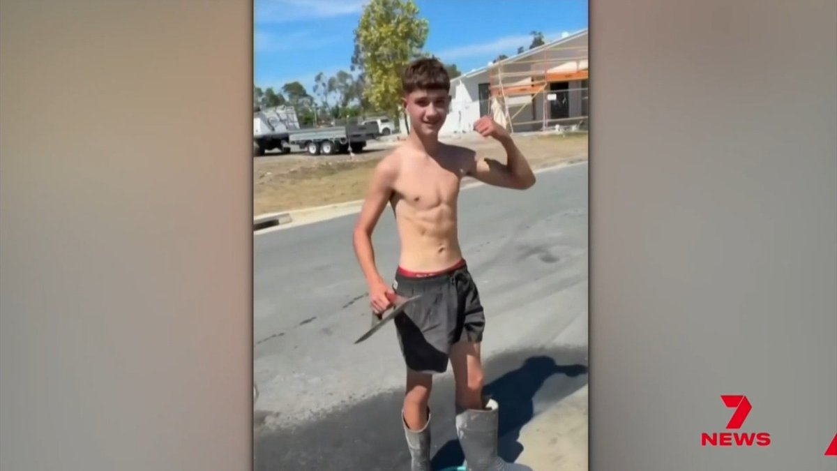 He was only 15, Beau Bradford was just starting his career in construction when he was hit and killed. Now workers across the state are raising concrete 'booms for beau' in honour of a kid and the dangerous industry he worked in. Rachel Baxter