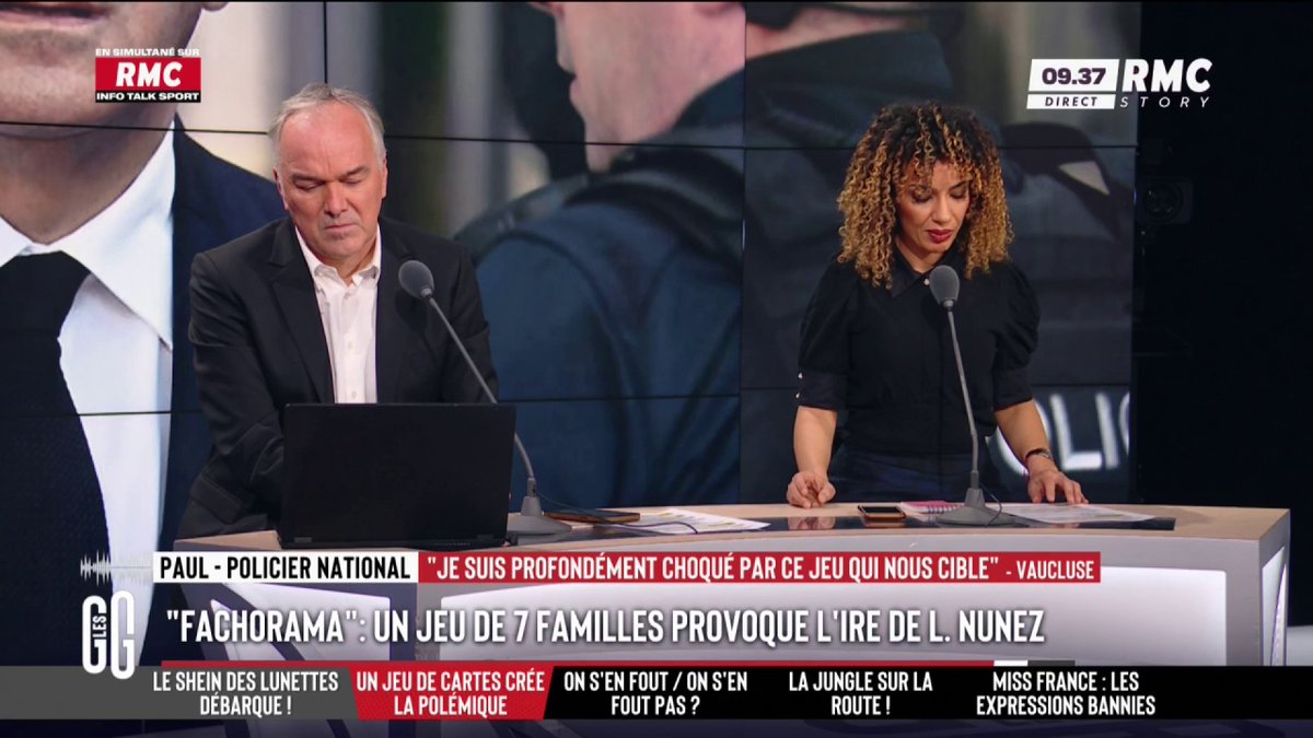 ♟️ Polémique/Jeu « Fachorama » 📞 Paul : "Si le même jeu est sorti avec une personne de confession musulmane et on dit que c'est un voleur, on va faire quoi ? On va nous tomber dessus ! Je suis policier et je ne suis pas raciste ! L'amalgame ne marche que dans un sens !" #GGRMC