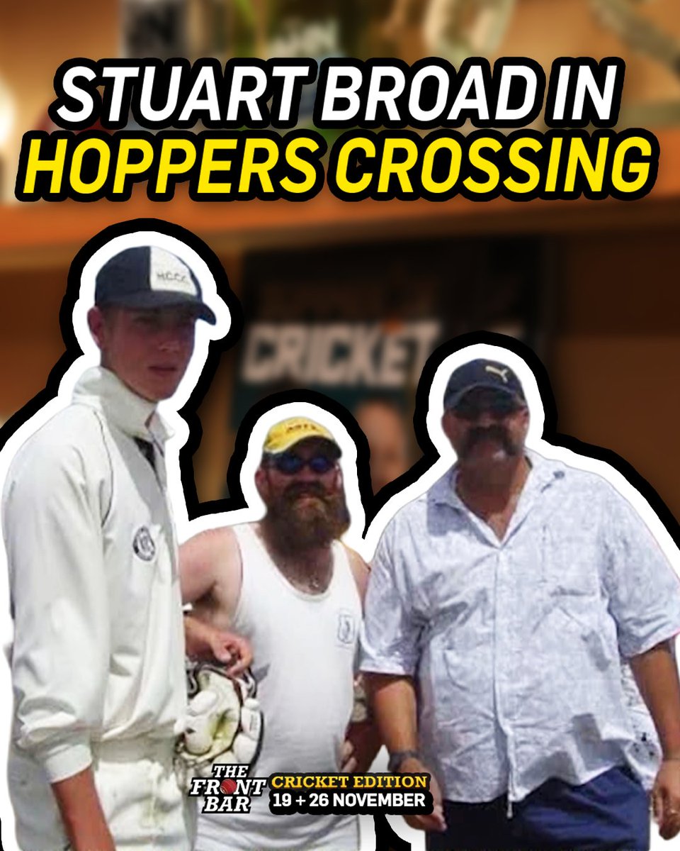 Six months in Hoppers Crossing taught Stuart Broad a lot about cricket and life 😂 #TheFrontBar