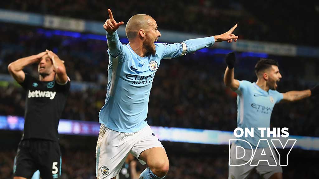 #OnThisDay: #ManCity 2-1 West Ham [2017] ⚽️ [57'] Nicolas Otamendi ⚽️ [83'] David David Silva - ⚽️ [44'] Angelo Ogbonna