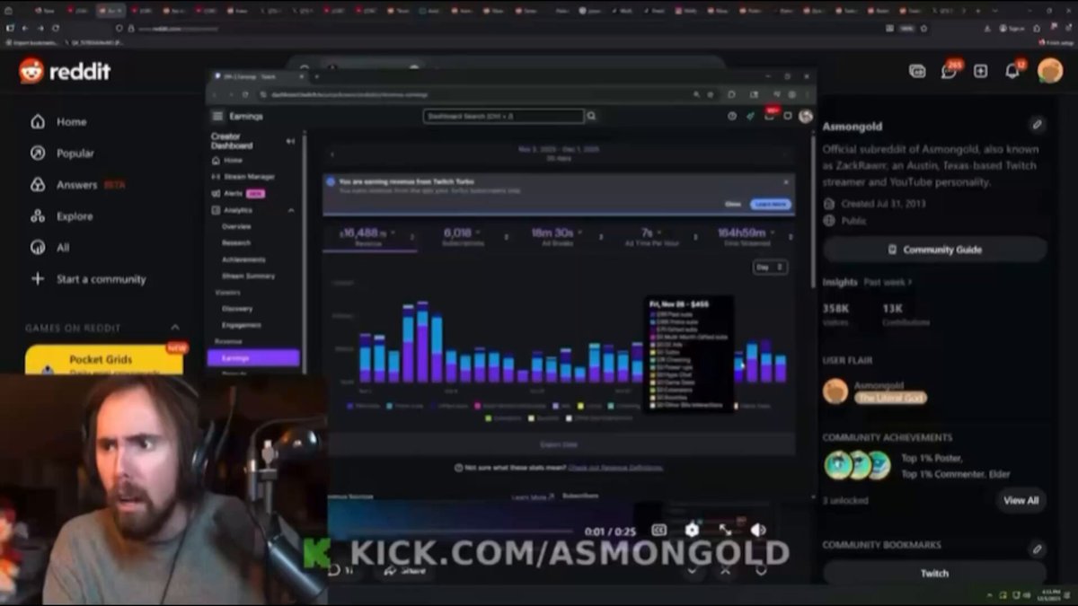 🟣 Asmongold descubre que Twitch ha estado reproduciendo anuncios en su canal pese a que él ya no hace streams en la plataforma. "No estoy recibiendo nada de dinero. Están spameando ads en mi canal".