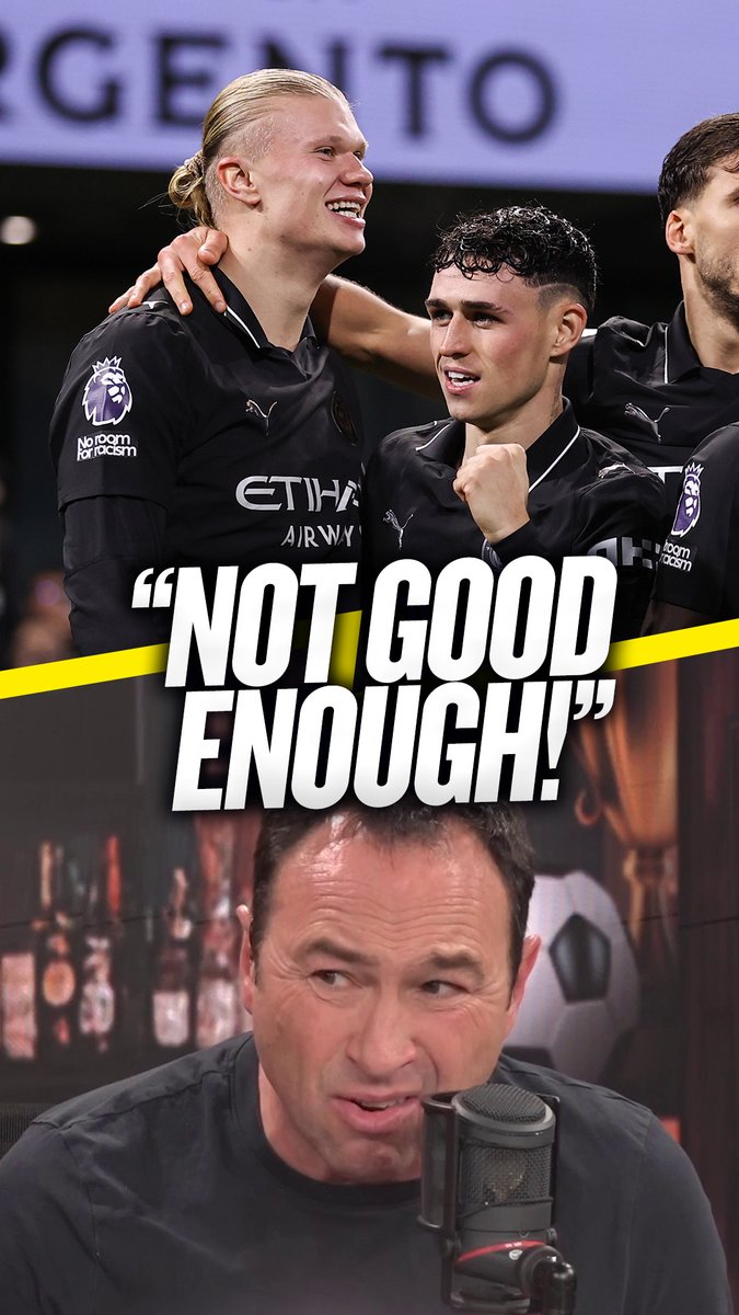 👎 "I don't think City are good enough to win the title!" 😬 "From 5-1 up to be hanging on? That's not the sign of a team who can win the league!" Jason Cundy insists #MCFC cannot win the Premier League as they can't defend! ❌