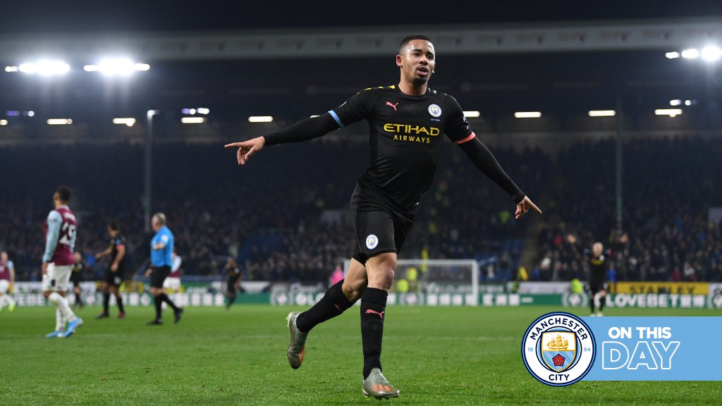 #OnThisDay: Burnley 1-4 #ManCity [2019] ⚽️ [89'] Robbie Brady - ⚽️ [24', 50'] Gabriel Jesus ⚽️ [68'] Rodri ⚽️ [87'] Riyad Riyad Mahrez