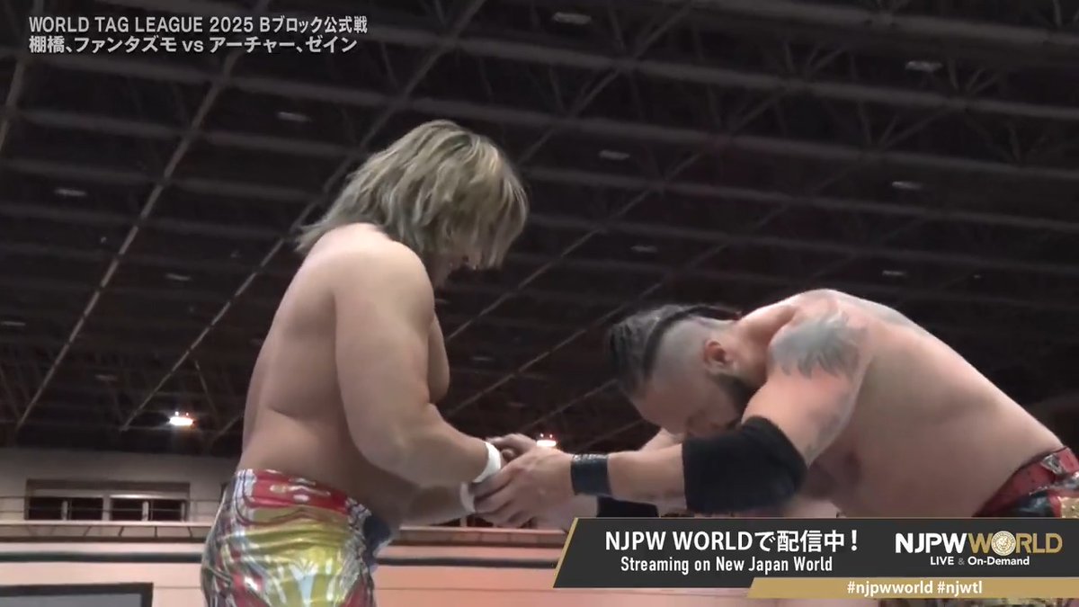 .棚橋 弘至 🤝 The Murderhawk Monster Lance Archer &amp; Alex Zayne - アレックス・ゼイン From the profile URL #NJPW #njpwworld #njwtl