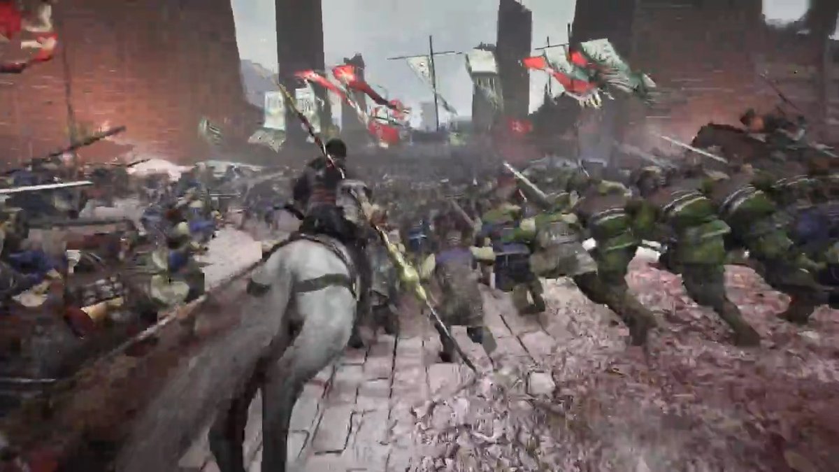 「全軍、突撃」 from『真・三國無双 ORIGINS』 ⎯⎯⎯⎯⎯⎯⎯⎯⎯⎯⎯⎯⎯⎯⎯⎯⎯⎯⎯⎯ PS5®タイトルから最高の瞬間をお届け #プレイステーションの日 #PS5最高の瞬間