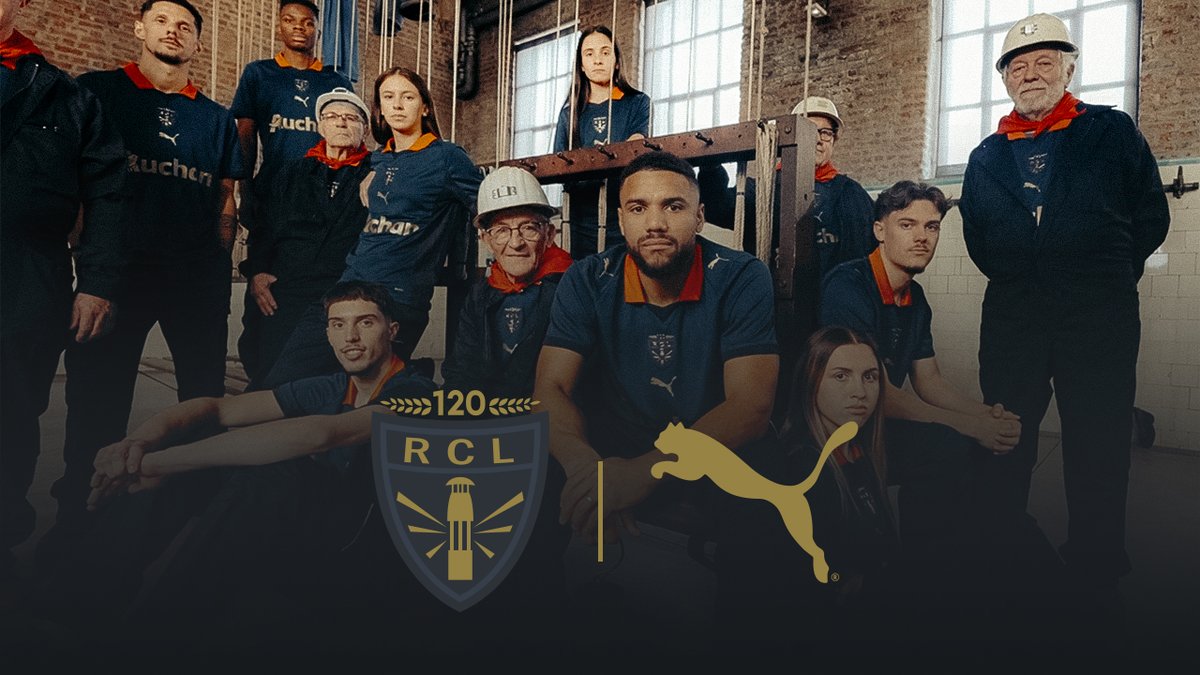 𝑩𝒍𝒆𝒖 de mineur, porteur de valeurs. ⚒️ Le maillot #SainteBarbe 2025/26, nouvelle tunique du vestiaire artésien, disponible dès demain dans les boutiques officielles du Racing et en ligne. ℹ