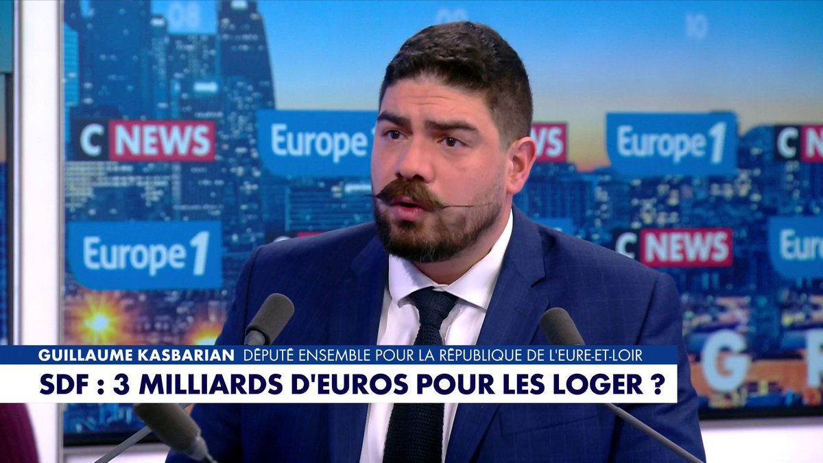 Guillaume Kasbarian : «On ne peut pas demander aux contribuables de payer pendant 3 ans en moyenne des chambres d’hôtel à des migrants irréguliers»