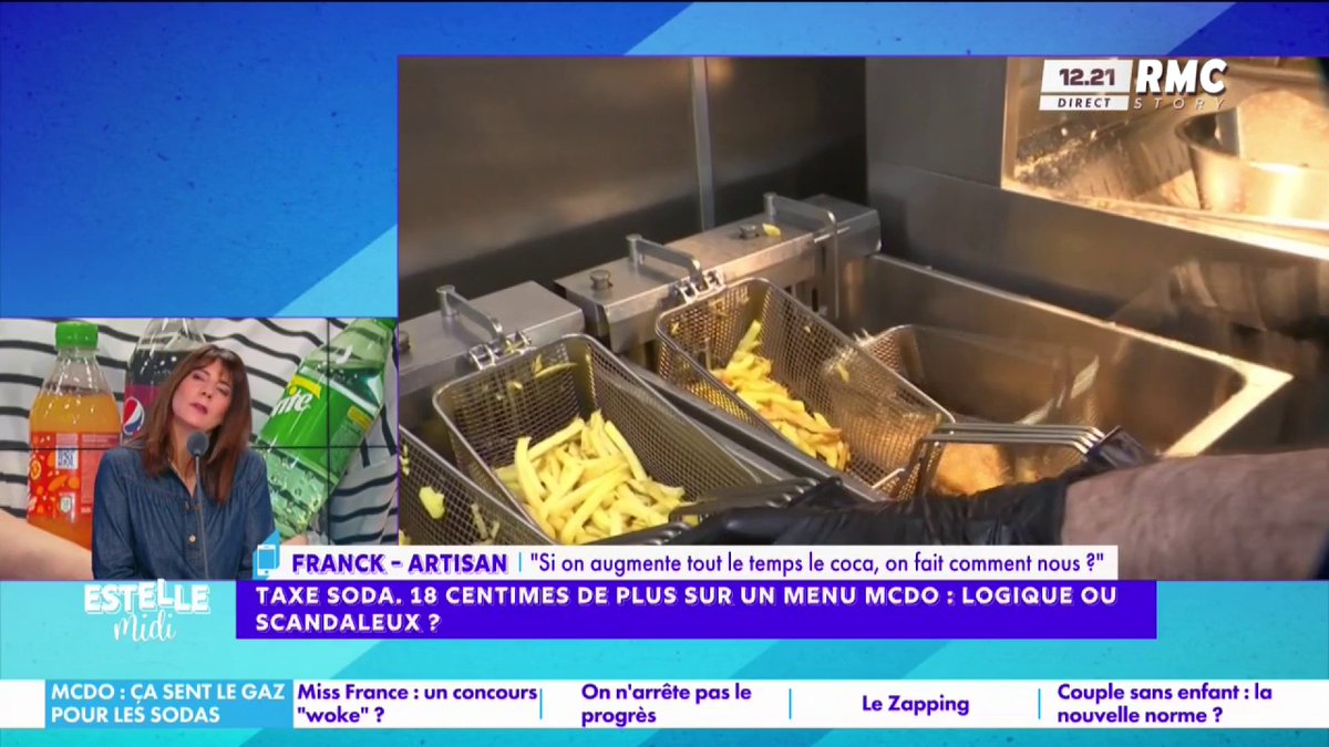 🥤 Taxe soda 📞 Franck : "Il ne nous reste plus que ça ! Les petits plaisirs de la vie qu'on avait avant la France de Macron, on n'a plus rien... On n'a pas 5 ans, on sait se comporter ! Vous voulez aller au bout ? Les gens malades, on ne rembourse pas !" #EstelleMidi