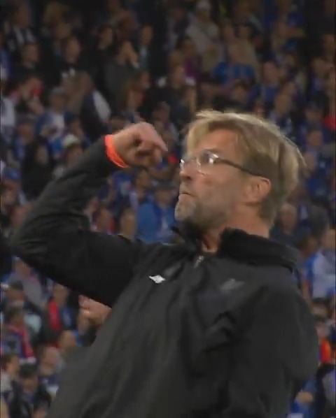 Klopp's reaction at the end 😤 #UCL