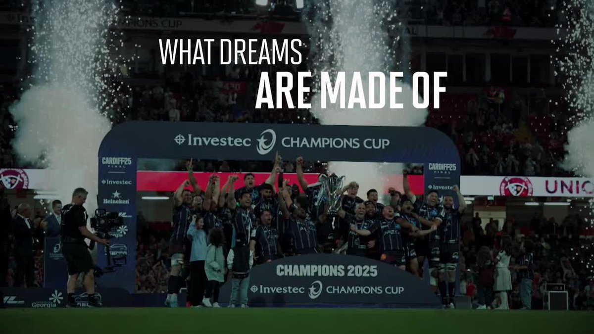 What Dreams Are Made Of 💭 The #InvestecChampionsCup kicks off again this Friday, and we can't wait to bring you another season of unforgettable moments ❤️