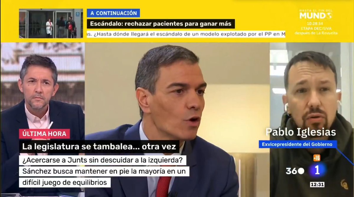 Me dice mi querido Javier Ruiz que le incendio el plató. Pero si somos una fábrica de amor. Juzguen ustedes 👇🏻