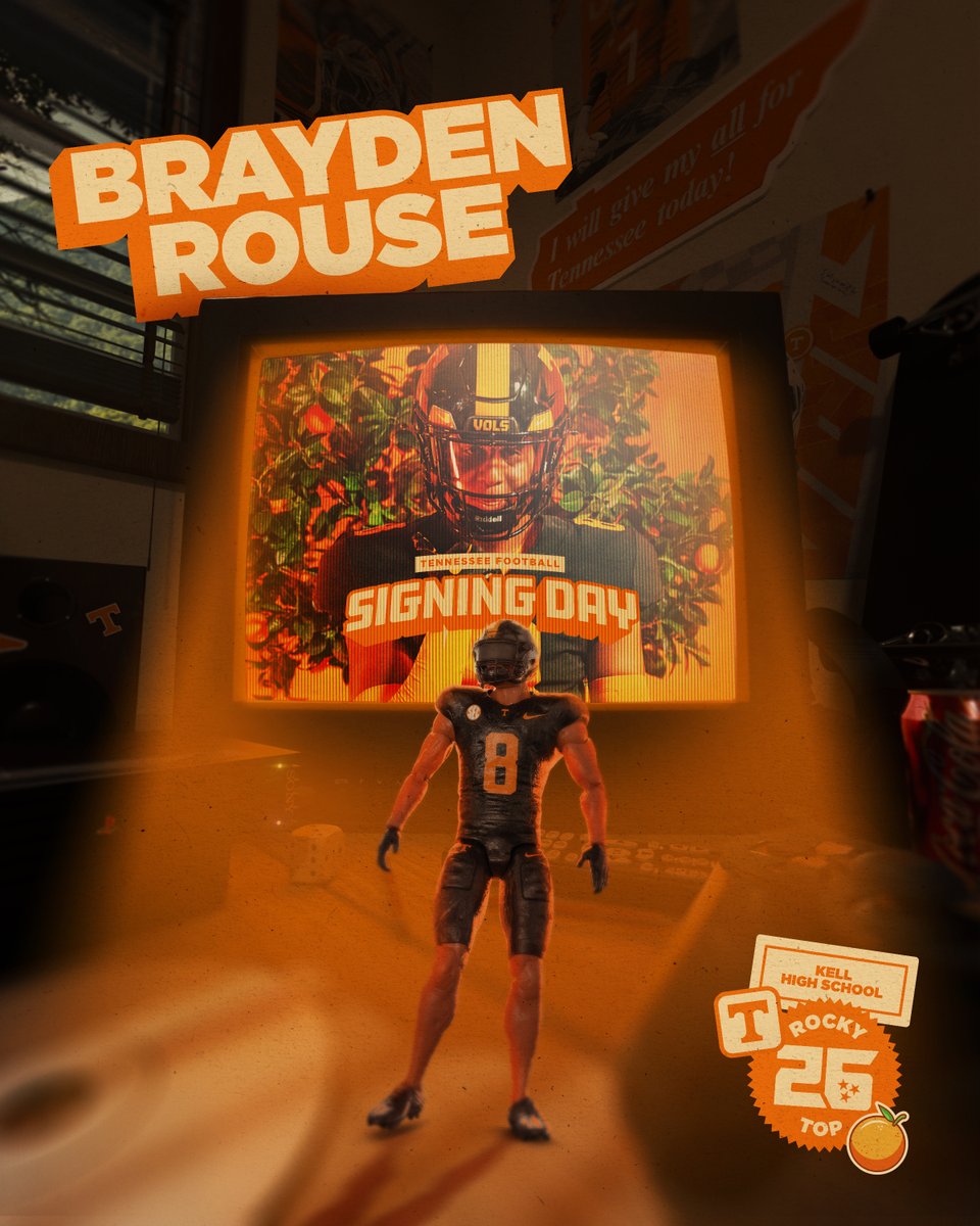 Home sweet home! Ready for action 🎬 Brayden Rouse ✰ | #RockyTop26 🍊