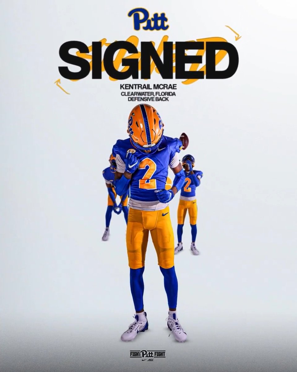 Lockdown DB from the Sunshine State 🔒 KENTRAIL McCRAE IS A PITT PANTHER ✍️ Kentrail Mcrae Jr