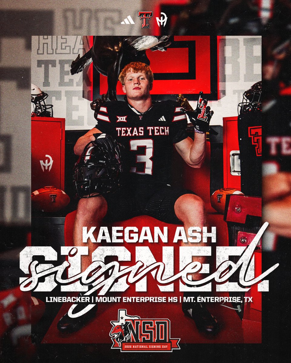 Officially a Red Raider ✍️ Welcome home, Kaegan Ash ⭐️⭐️⭐️⭐️!