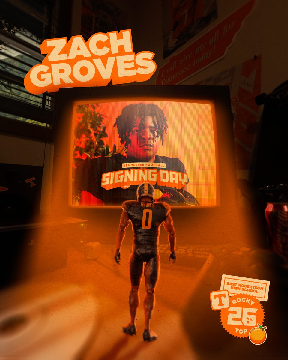 Home sweet home! Making a STATEment. Zach Groves | #RockyTop26 🍊