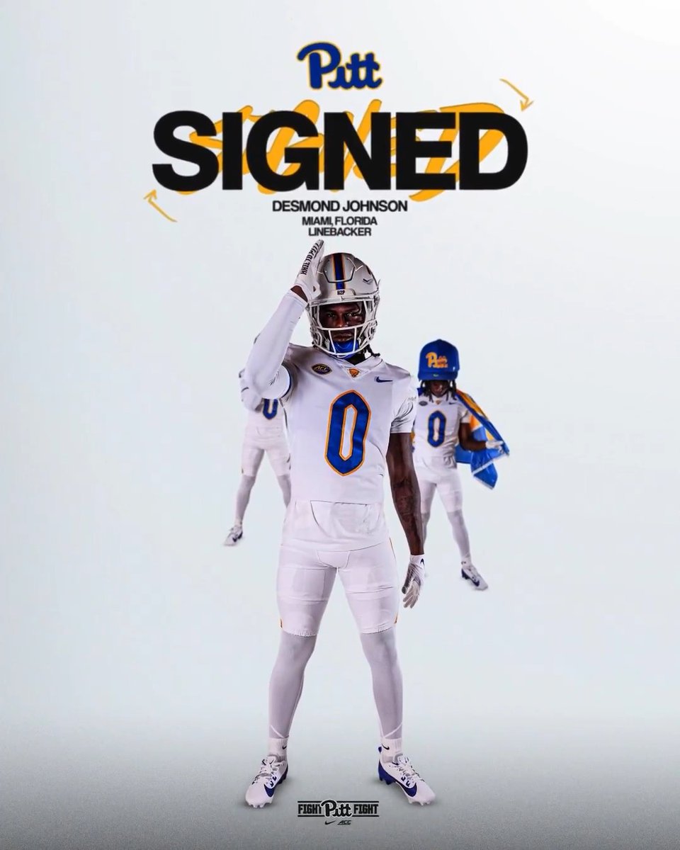 305 ➡️ 412 🦈 DESMOND JOHNSON IS A PITT PANTHER ✍️ Desmond johnson