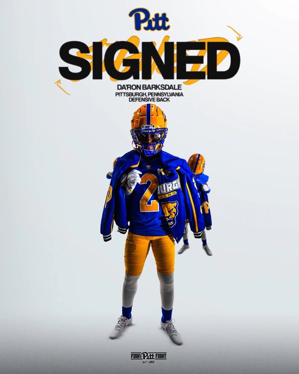 Steel Valley 🤝 Staying in the Steel City DA’RON BARKSDALE IS A PITT PANTHER ✍️ Da’Ron“Daedae”Barksdale⚡️3⭐️DB
