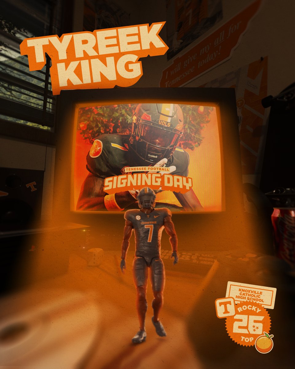 Home sweet home! Hometown hero. Tyreek King | #RockyTop26 🍊