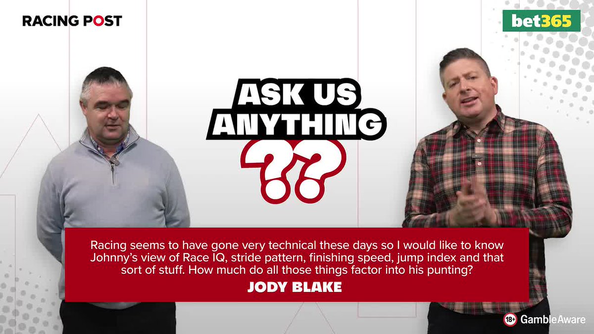 "Go into the toilet and flush the data down it" 🤣 Johnny Dineen has his say on technical data in horse racing 🏇 Upping The Ante with bet365 18+ #GambleAware